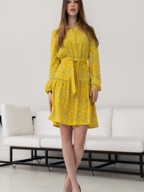 Платье мини RiMari модель 0824-zhovtij Фото