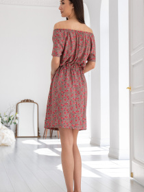 Сукня міні RiMari модель 0624-kapuchino-print Фото