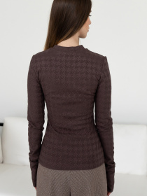 Лонгслів RiMari модель 0124-shokolad Фото