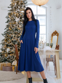 Платье миди RiMari модель 2023-sinj Платье миди RiMari модель 2023-sinj Фото