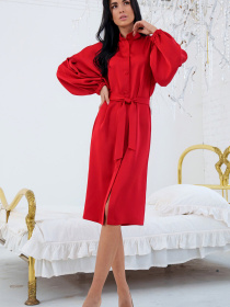 Платье миди RiMari модель 1923-chervonij Фото