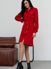 Платье мини RiMari модель 0724-chervonij Платье мини RiMari модель 0724-chervonij Фото