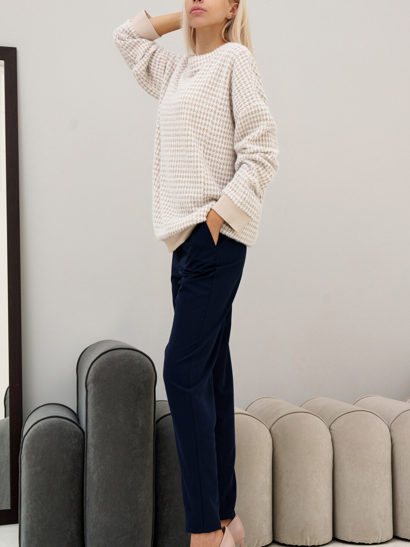 Брюки повседневные RiMari модель 0621-temno-sinj Фото