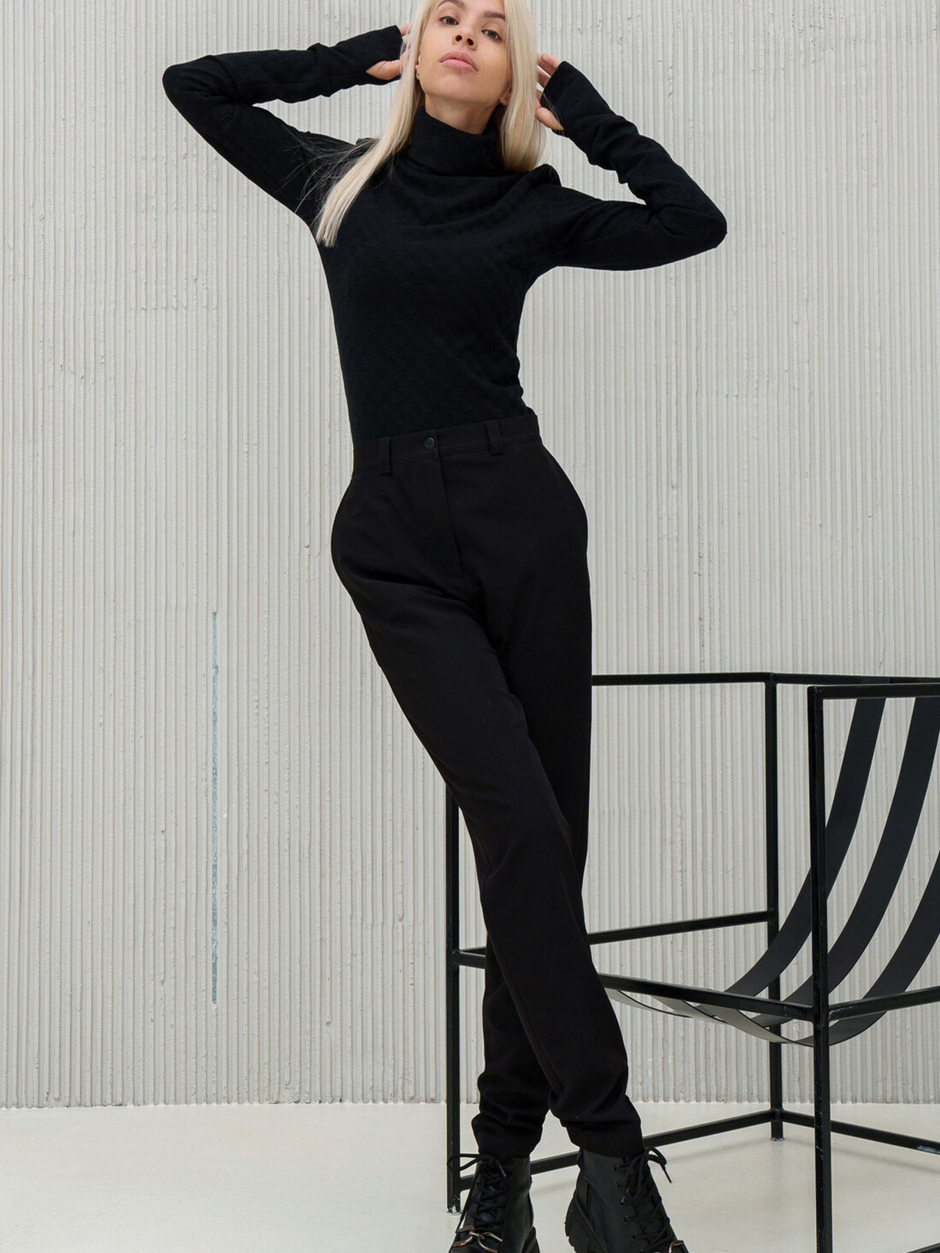 Повседневные штаны RiMari модель 0621-chornij Фото