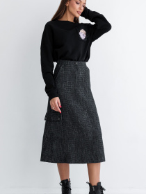 Спідниця міді RiMari модель 0523-graft Фото