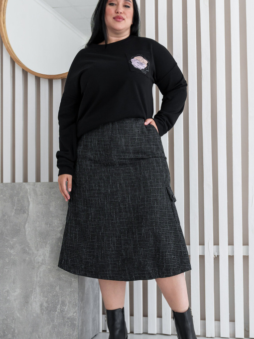 Спідниця міді RiMari модель 0523-graft Фото