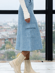 Юбка миди RiMari модель 0523-blakitnij Фото