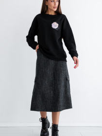 Свитшот RiMari модель 0423-chornij Фото