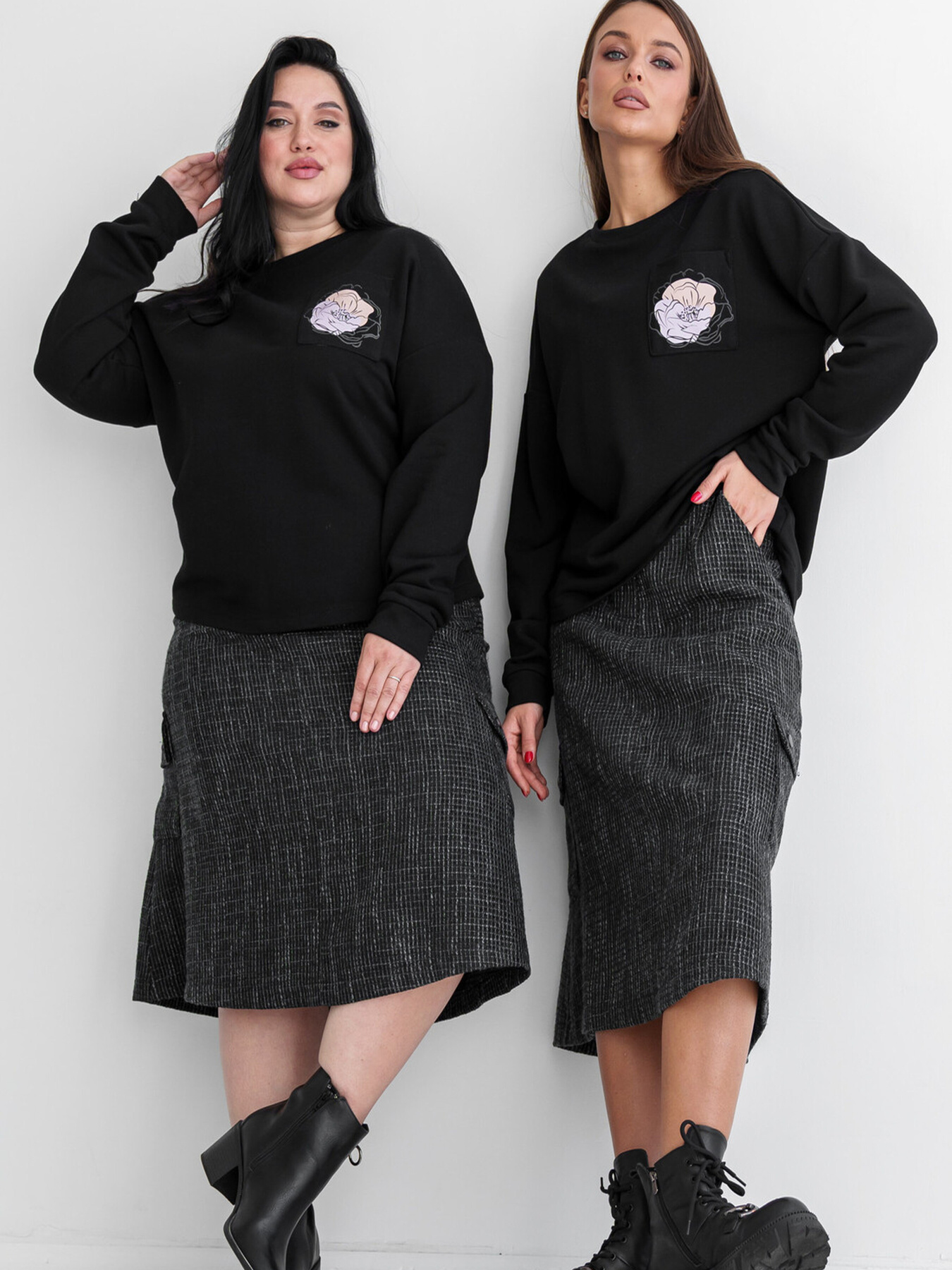 Світшот RiMari модель 0423-chornij Фото