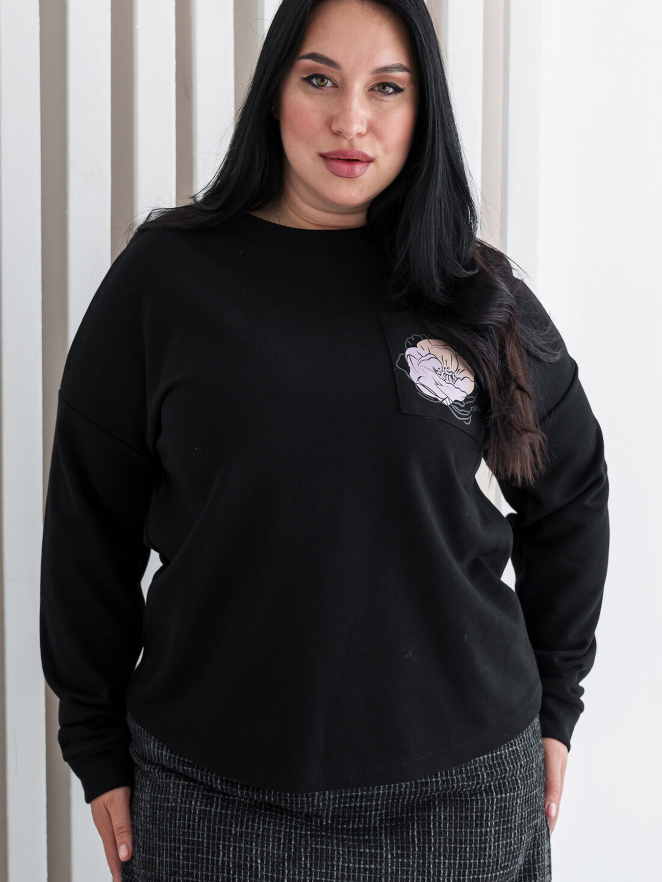 Світшот RiMari модель 0423-chornij Фото