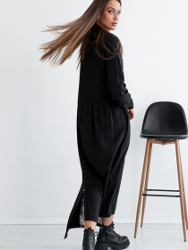 Платье миди RiMari модель 13-chornij-print Фото