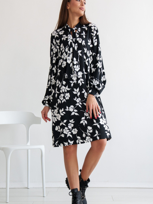 Платье миди RiMari модель 1223-chornij-z-blim Фото