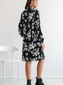 Платье миди RiMari модель 1223-chornij-z-blim Фото