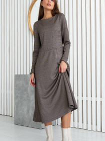 Платье миди RiMari модель 1523-kapuchino Фото