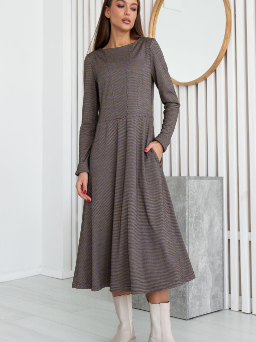 Платье миди RiMari модель 1523-kapuchino Фото