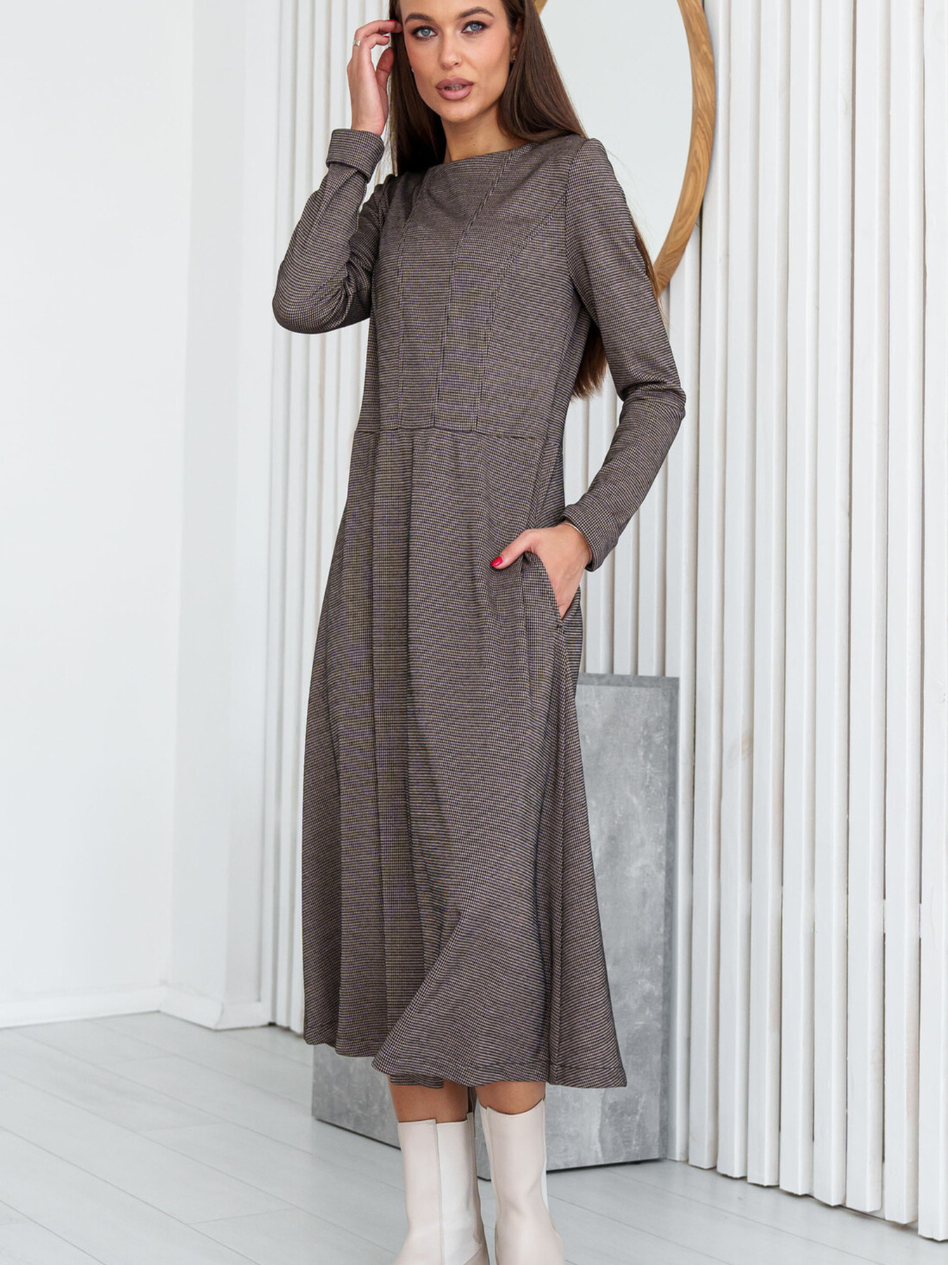 Сукня міді RiMari модель 1523-kapuchino Фото