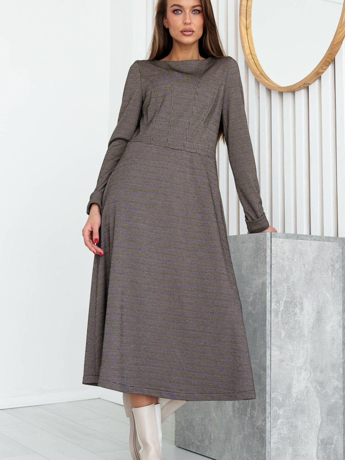 Сукня міді RiMari модель 1523-kapuchino Фото