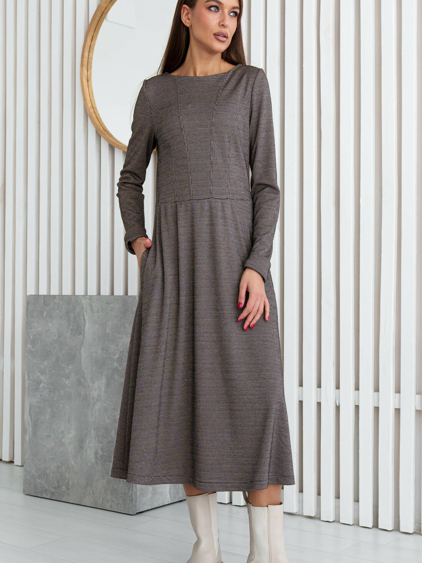 Сукня міді RiMari модель 1523-kapuchino Фото