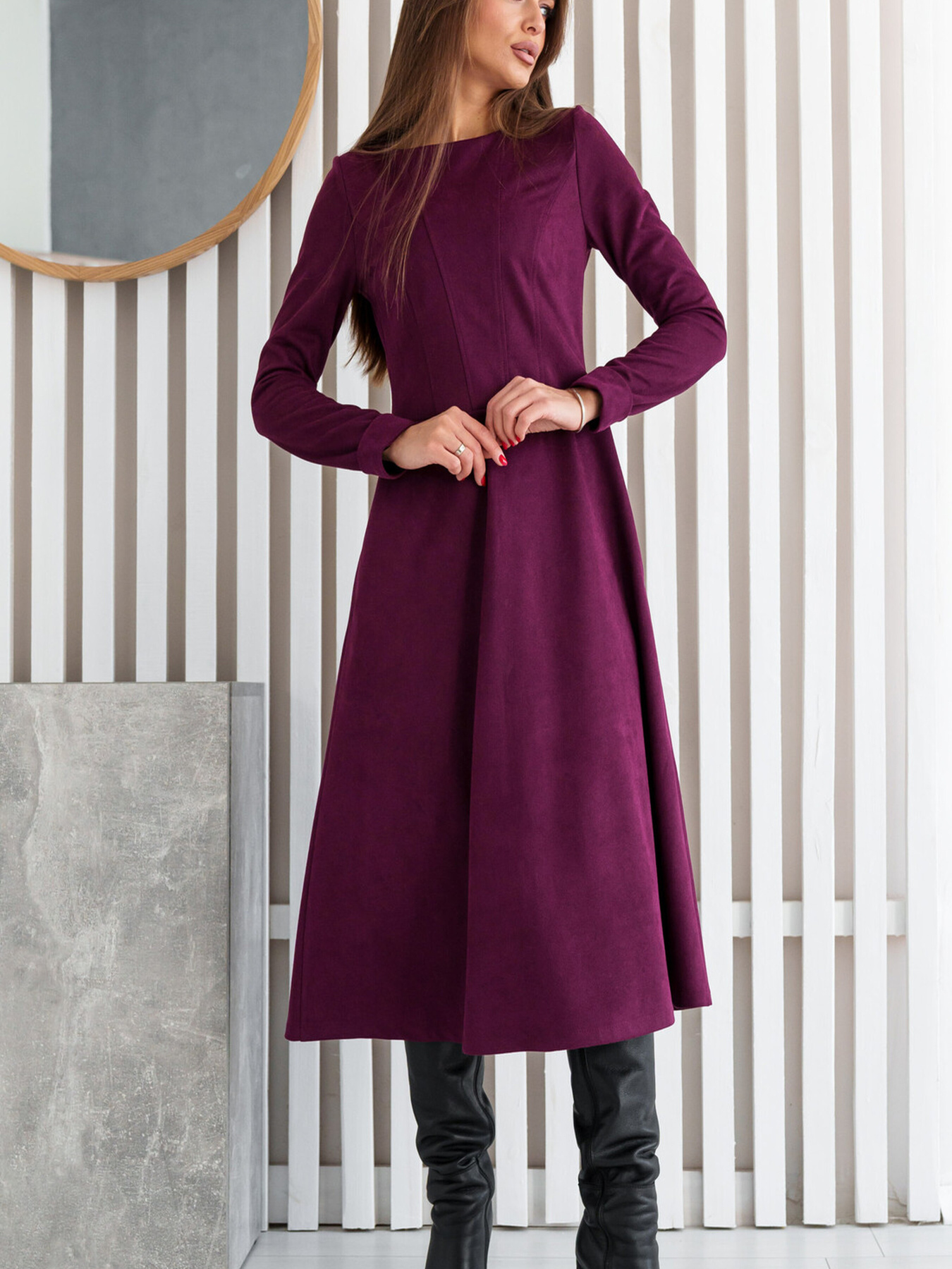 Сукня міді RiMari модель 1523-marsala Фото