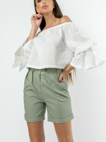 Повседневные шорты RiMari модель 0220-olivka Фото