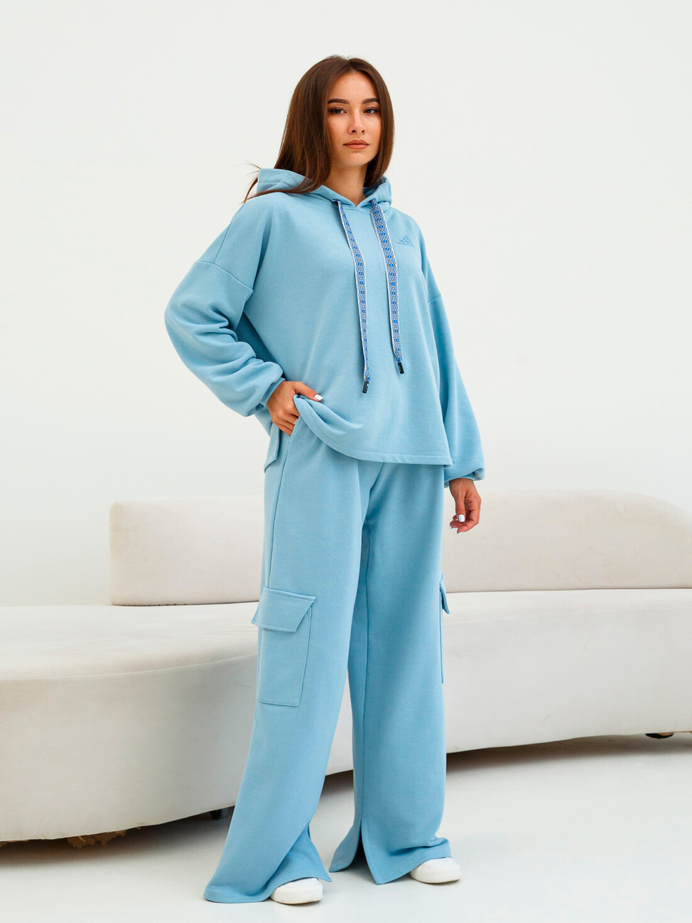 Худі RiMari модель 0223-blakitnij Фото
