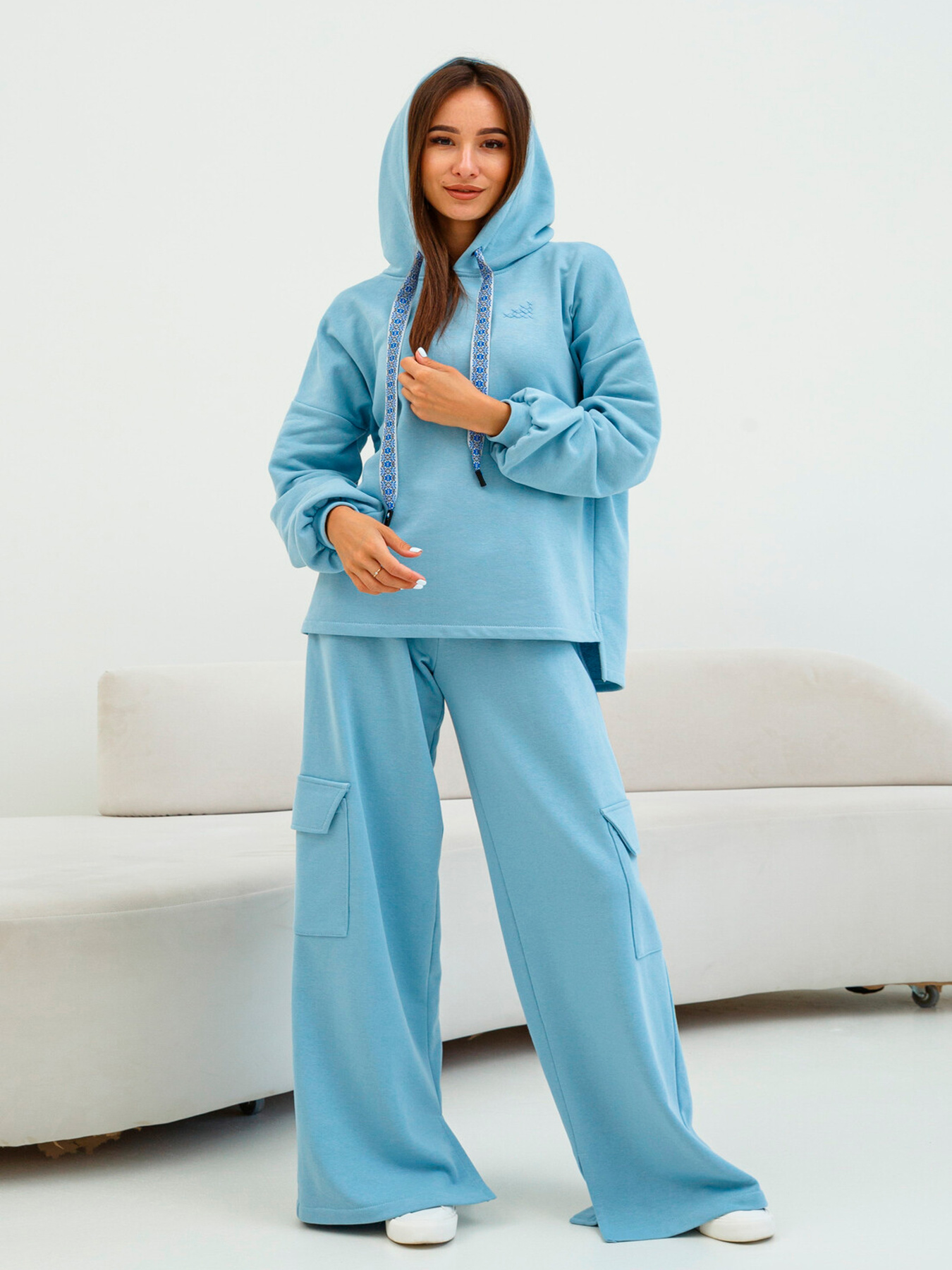 Худі RiMari модель 0223-blakitnij Фото