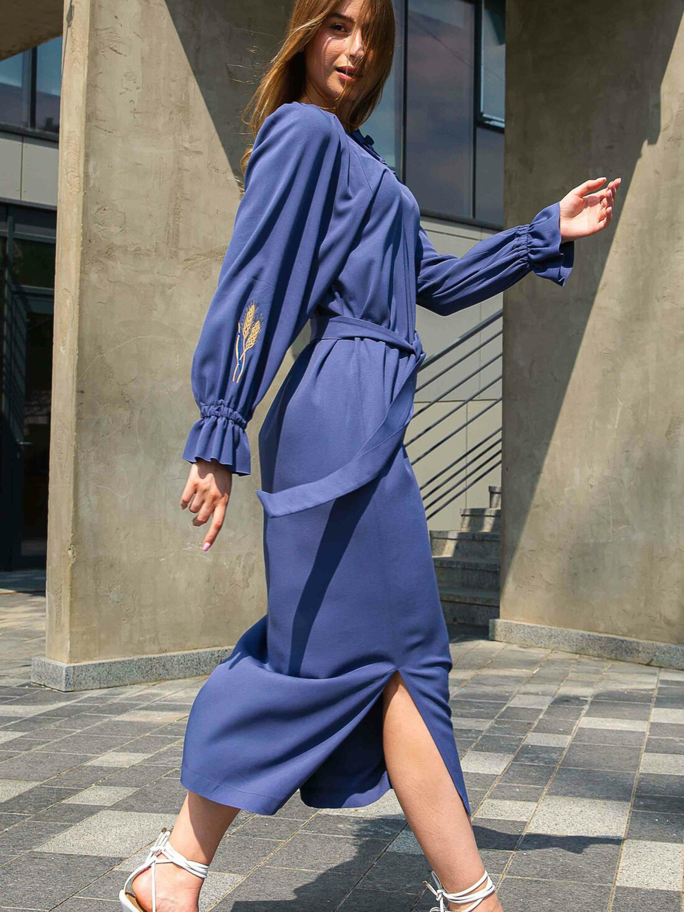 Платье миди RiMari модель 0923-dzhins Фото