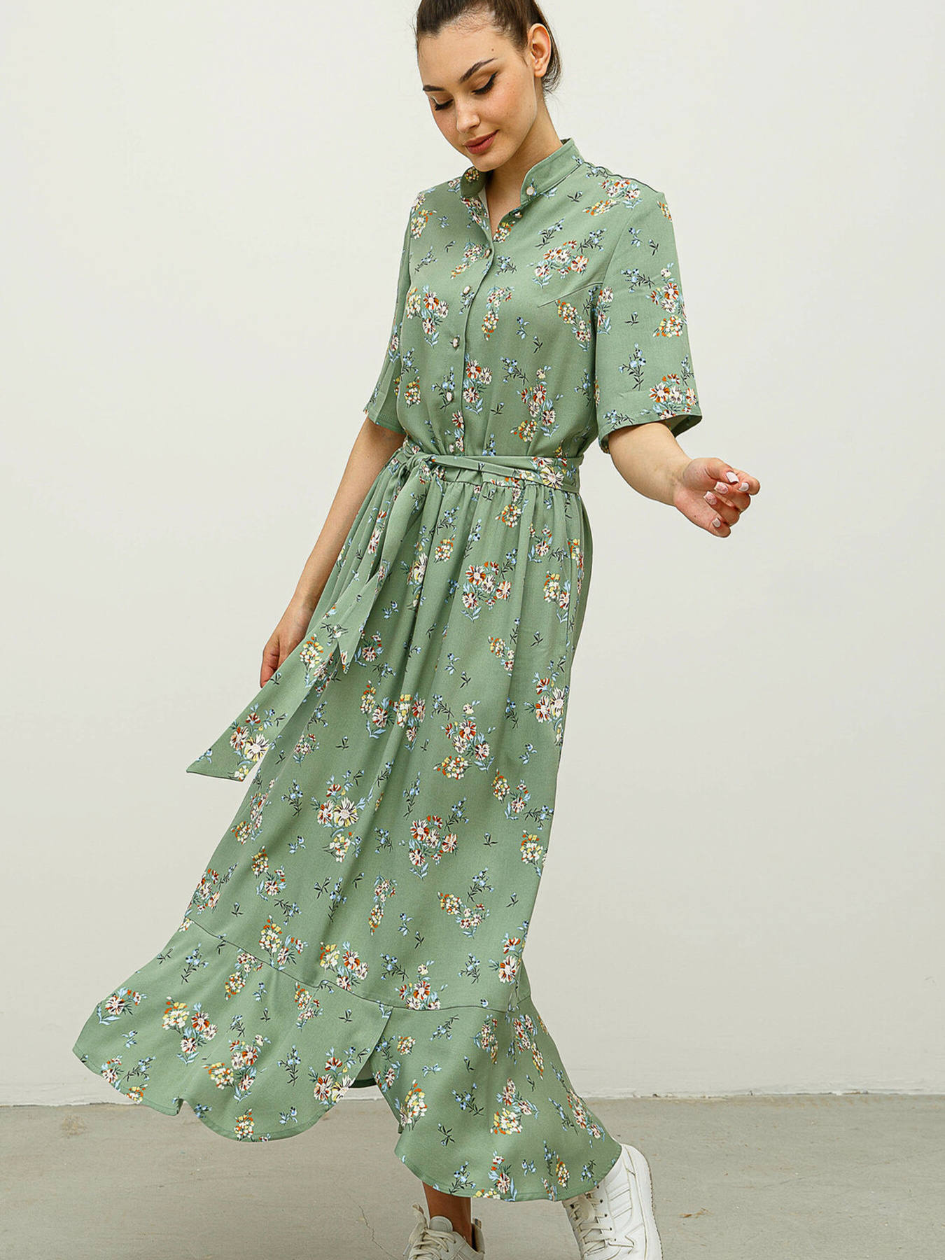 Платье миди RiMari модель 0823-hak-print Фото