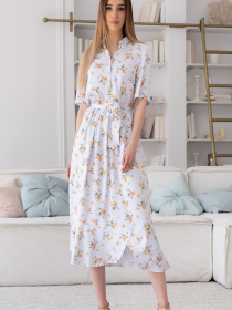 Платье миди RiMari модель 0823-blij-zhovtij Фото