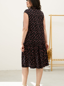 Сукня міні RiMari модель 0723-chornij-print Фото