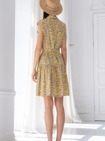 Платье мини RiMari модель 0723-zhovtij-print Фото