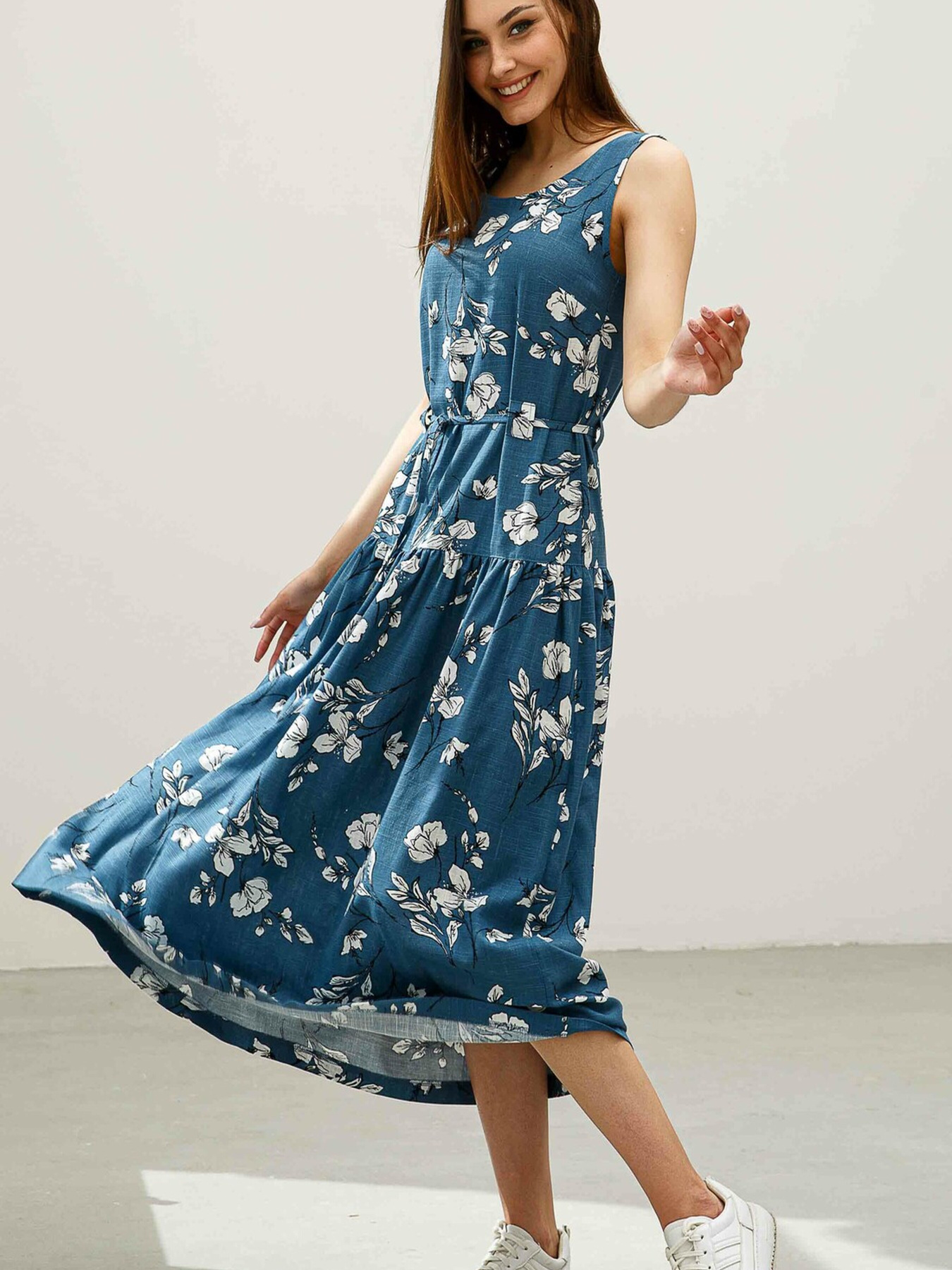 Туника RiMari модель 0423-dzhins-print Фото