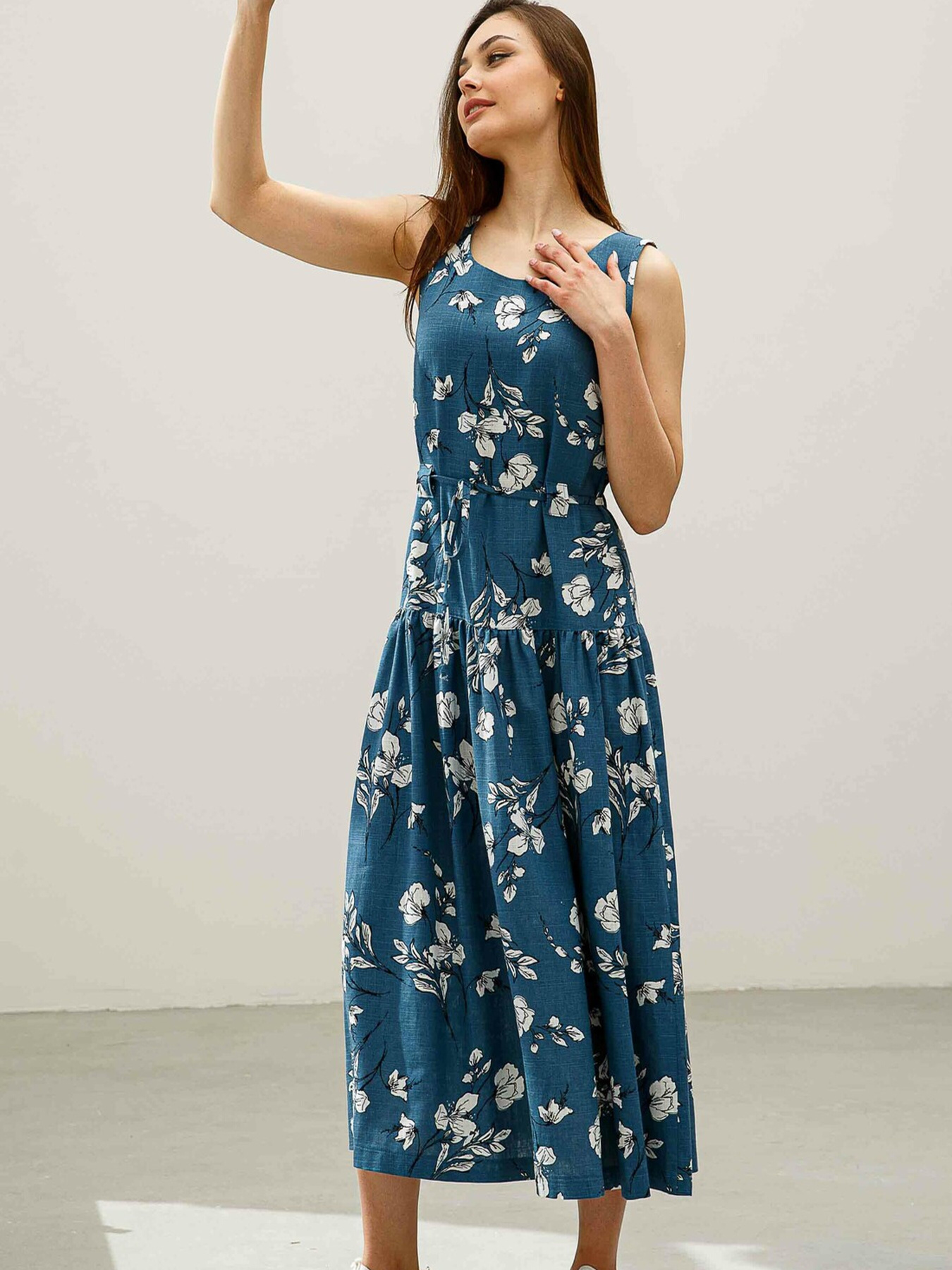 Туника RiMari модель 0423-dzhins-print Фото