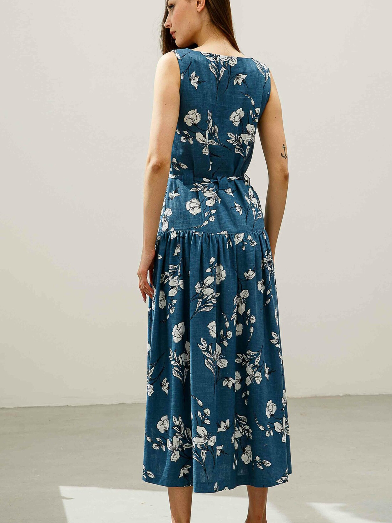 Туника RiMari модель 0423-dzhins-print Фото