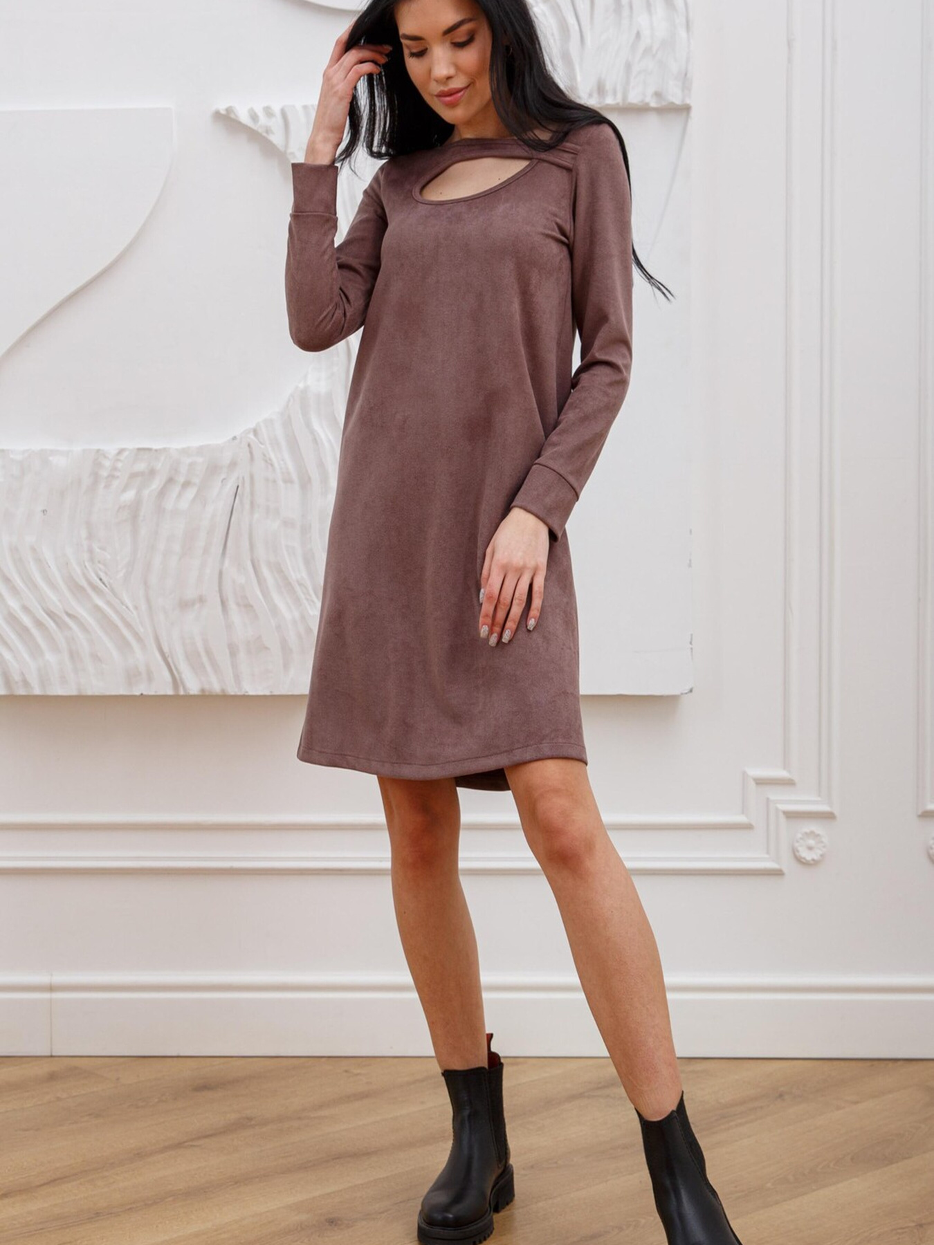 Платье мини RiMari модель 0223-kapuchino Фото