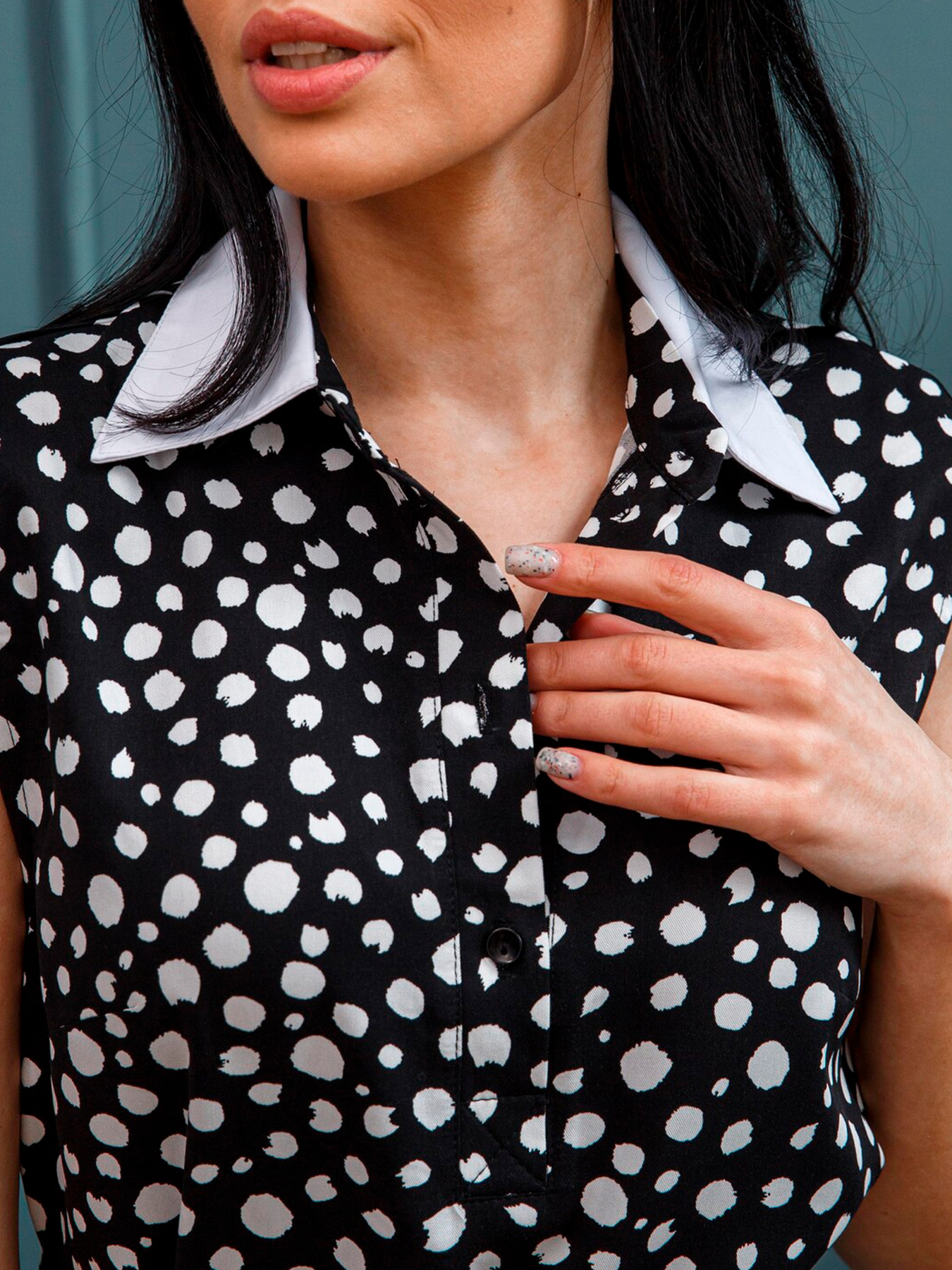 Блуза RiMari модель 0123-chornij-z-blim Фото