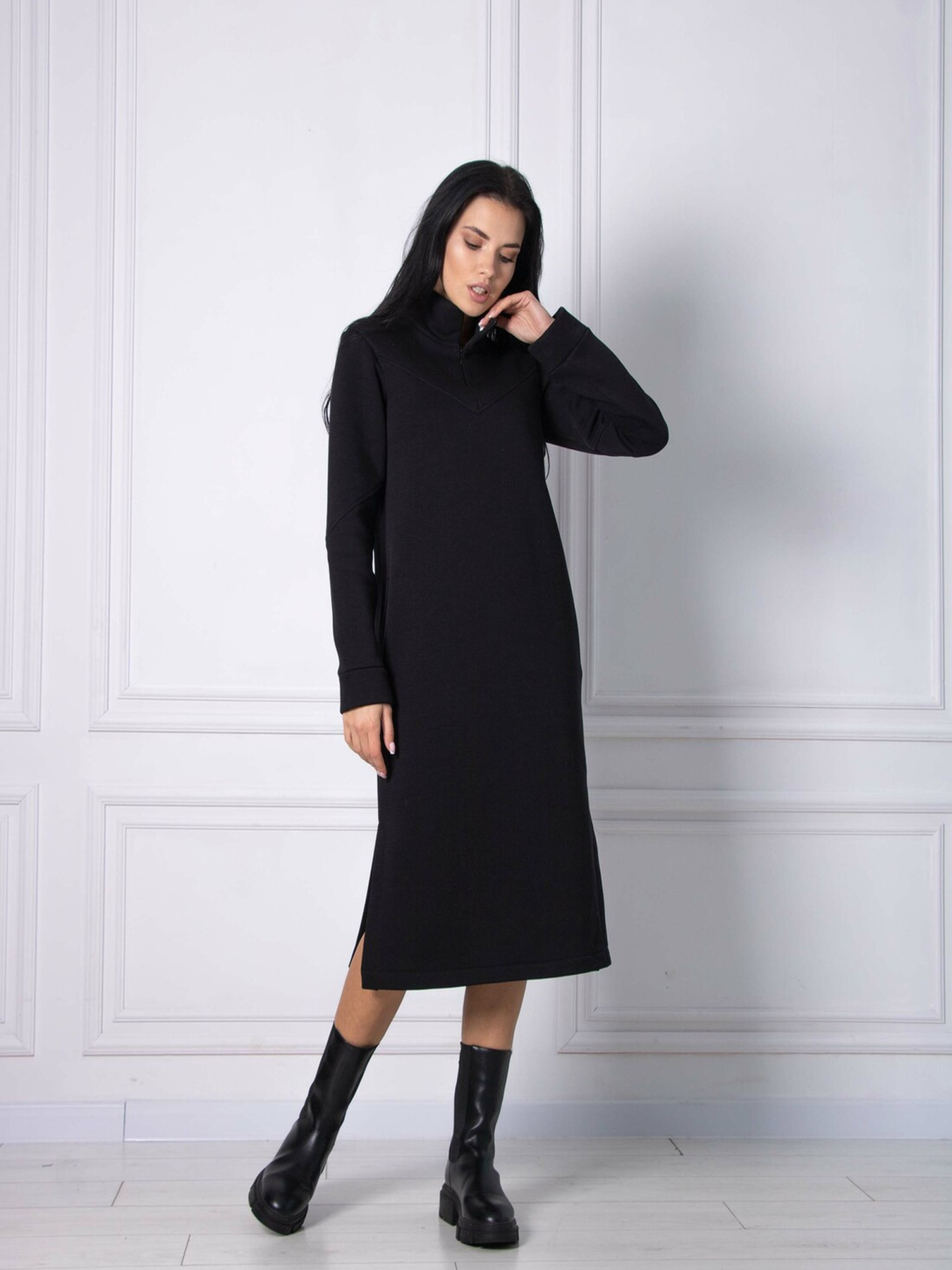 Платье миди RiMari модель 1722-chornij Фото