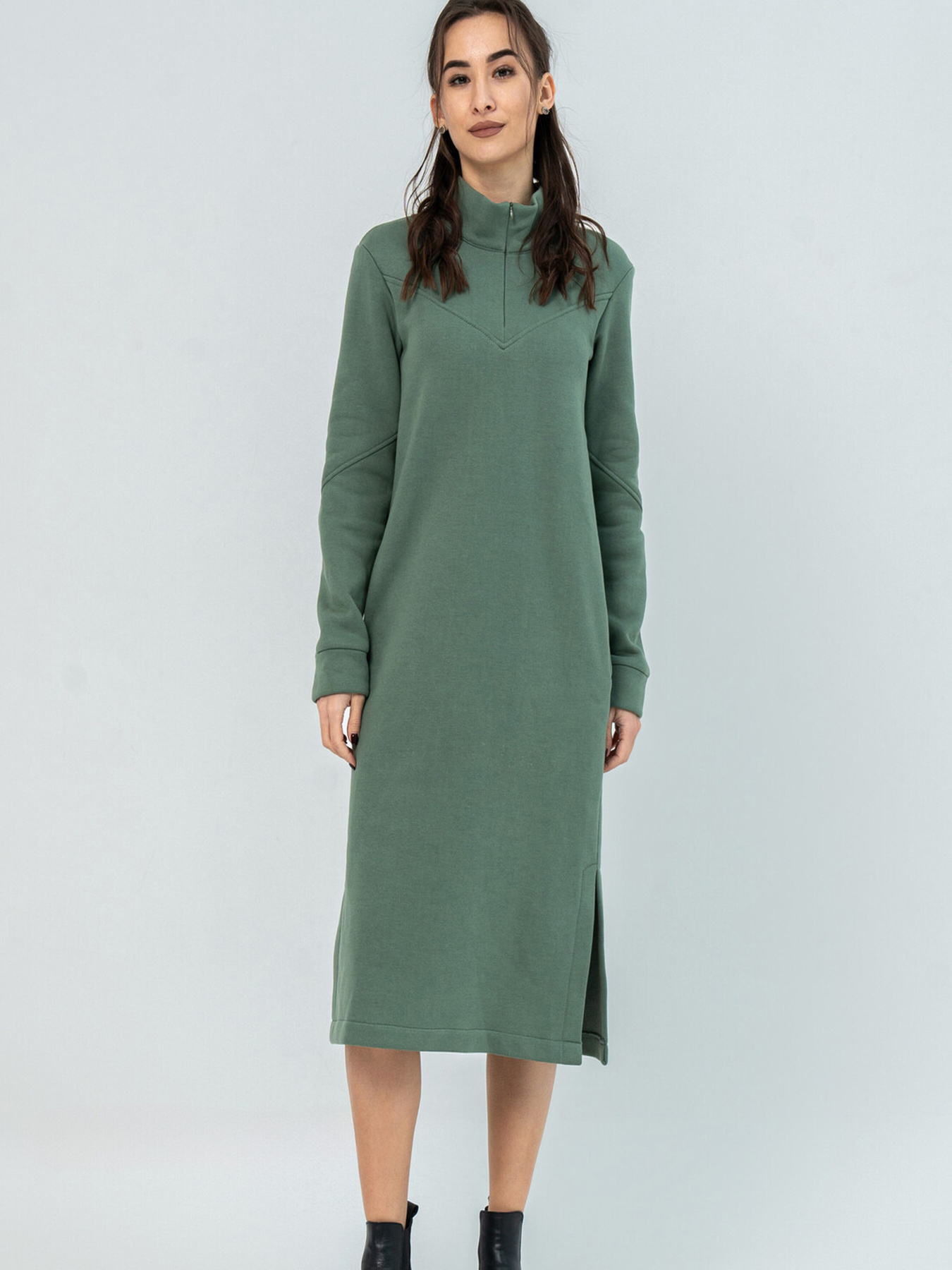 Платье миди RiMari модель 1722-olivka Фото