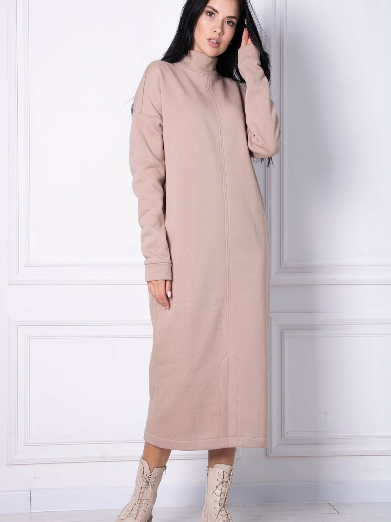 Платье миди RiMari модель 1622-bezh Фото