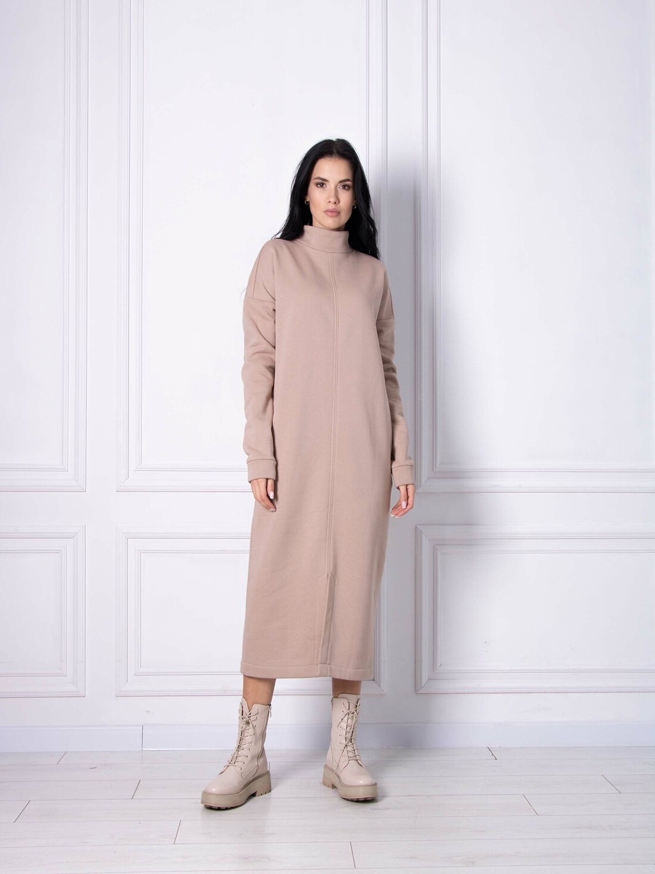 Платье миди RiMari модель 1622-bezh Фото