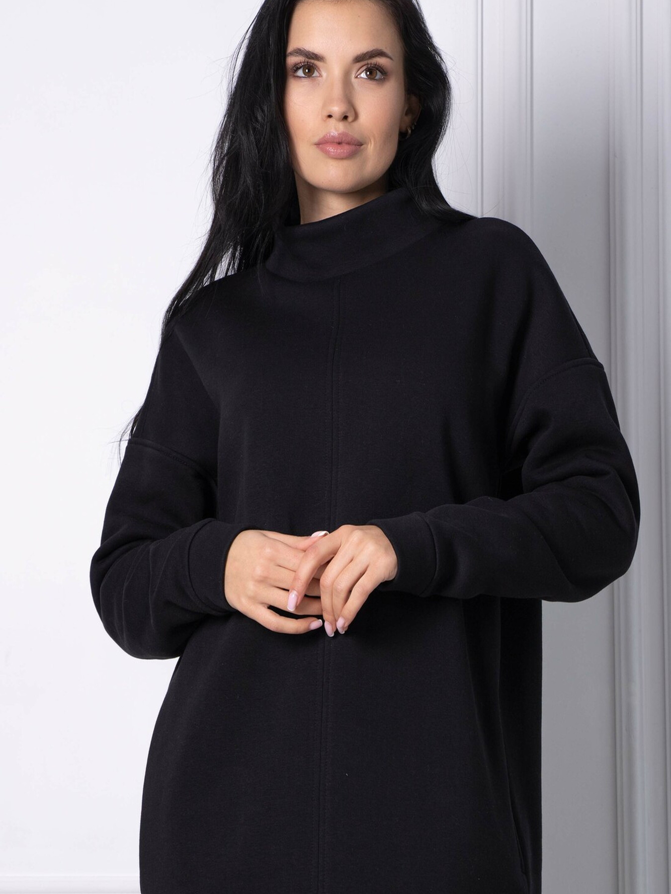 Платье миди RiMari модель 1622-chornij Платье миди RiMari модель 1622-chornij Фото