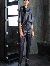 Штани повсякденні RiMari модель 0922-chorna-smorodina Фото