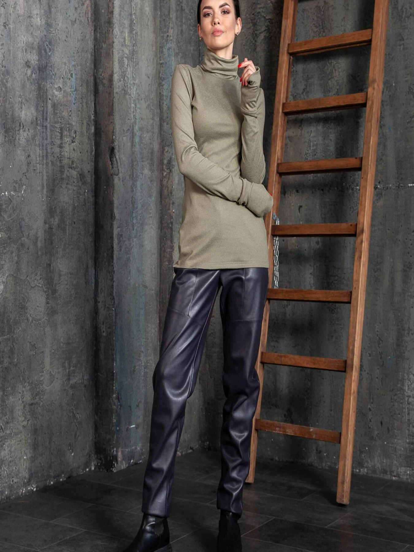 Водолазка RiMari модель 17-1-90-18-olivka Фото