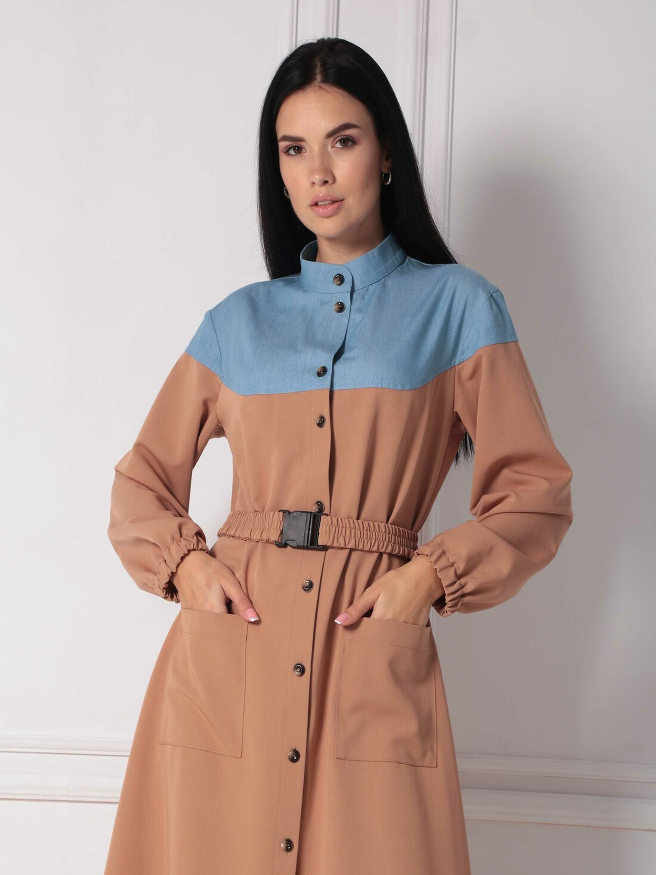 Платье миди RiMari модель 12-blakitnij-kemel Фото