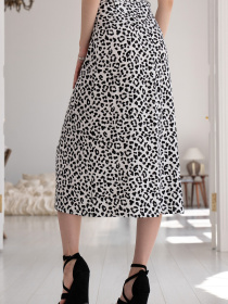 Спідниця міді RiMari модель 0322-blij-chornij Фото