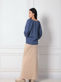 Юбка макси RiMari модель 0222-kremovij Фото