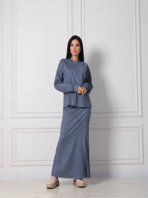 Спідниця максі RiMari модель 0222-dzhins Фото