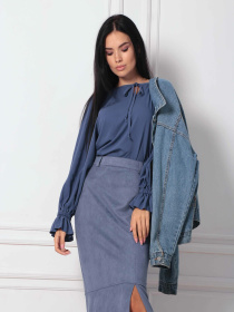 Юбка макси RiMari модель 0222-dzhins Фото