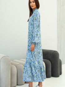 Платье макси RiMari модель 1322-blakitnij-print Фото