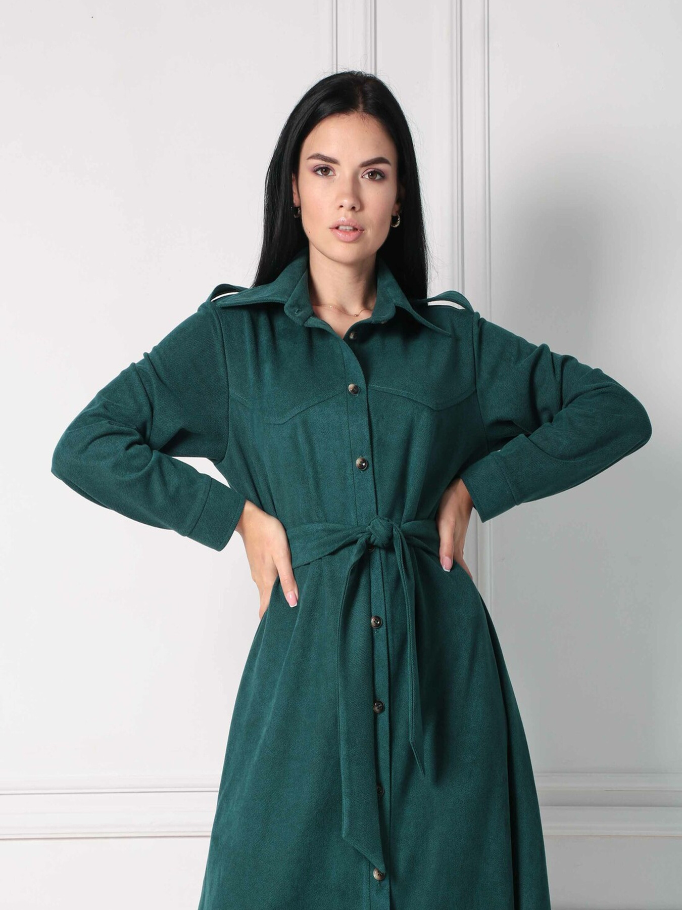 Платье макси RiMari модель 0922-smaragdovij Фото